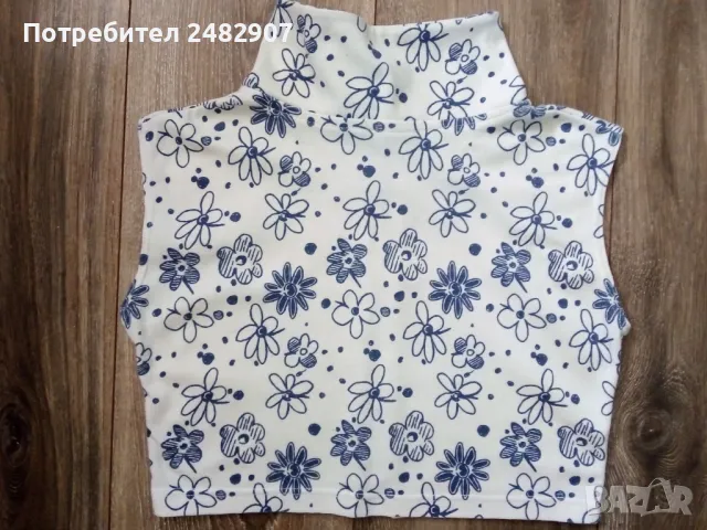 Къса дамска блуза, снимка 4 - Тениски - 49512962