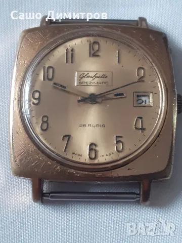 Glashute automatic GDR GOLD PLAKUE , снимка 2 - Мъжки - 47093931