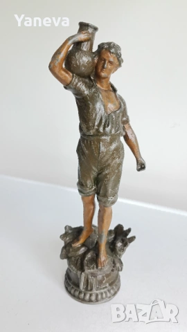 Френски, антикварни скулптури на водоносци от края на XIX век. в стил Ар Нуво. , снимка 15 - Статуетки - 54065601