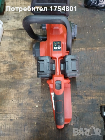 Акумулаторна резачка Raider RDI-BCCS33 (40V), 40см + 2 батерии 4Ah – В ГАРАНЦИЯ, снимка 8 - Градинска техника - 53448035