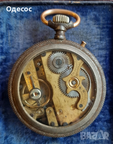 Швейцарски джобен часовник, снимка 6 - Антикварни и старинни предмети - 51895527