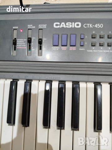 Синтезатор CASIO  CTK - 450, снимка 3 - Синтезатори - 54276855