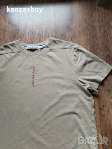 calvin klein - страхотна мъжка тениска L, снимка 5 - Тениски - 53885419