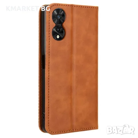 TCL 505 T509K / T5094 Retro Texture Wallet Калъф и Протектор, снимка 4 - Калъфи, кейсове - 47901955