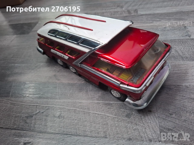 Винтидж метален автобус , снимка 6 - Колекции - 53681540