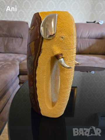 Слон ваза 30см., снимка 2 - Вази - 51545896