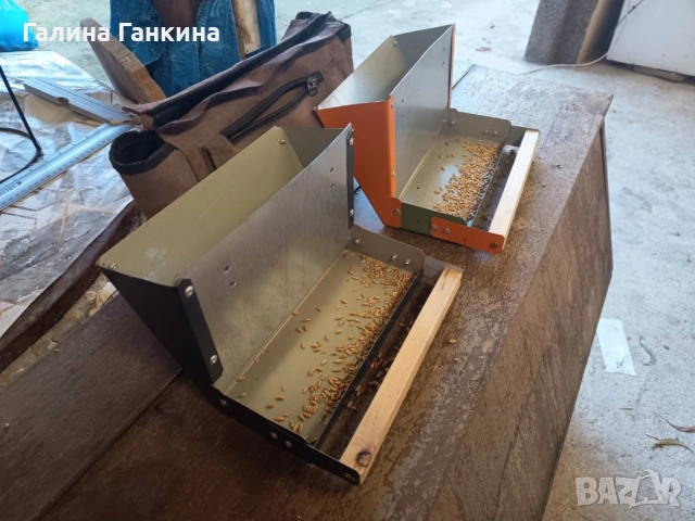 метални хранилки за пагали и каначета, снимка 3 - Папагали - 52513874