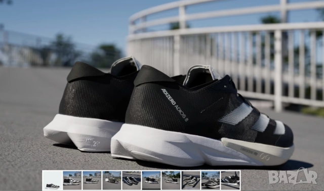 Adizero Adios 8 ' Carbon Performance номер 43 1/3  маратонки за бягане, снимка 7 - Маратонки - 52096733