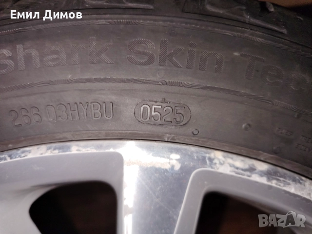 Продавам 5 Гуми Uniroyal с джанти към тях, снимка 4 - Гуми и джанти - 52594246