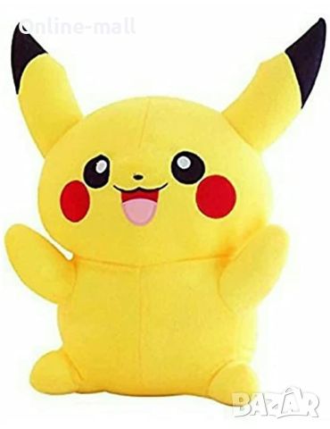 Плюшена играчка Покемон Пикачу, Pokemon, Pikachu, 30см, снимка 5 - Плюшени играчки - 46731563