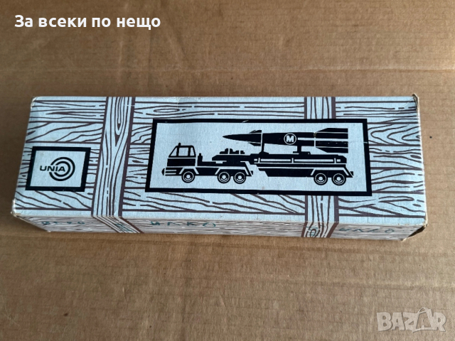 Старо детско соц камионче , ракетовоз ,  от 70-те години, Полша, снимка 3 - Антикварни и старинни предмети - 53922675