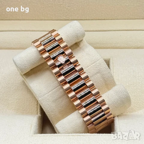 Rolex Day Date President Gold Green Roman Dial , снимка 8 - Мъжки - 51313167