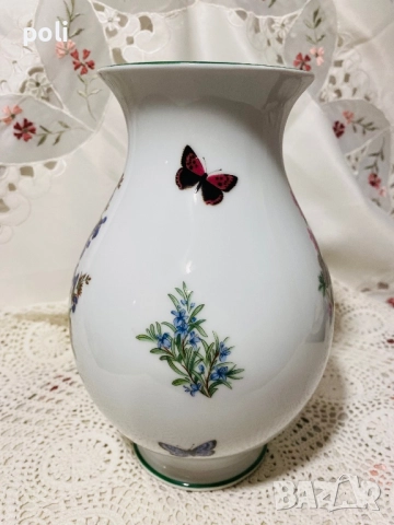 порцеланова ваза , снимка 4 - Вази - 51598314