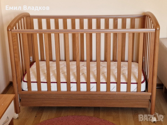 Чудесна италианска кошарка с луксозен нов матрак, снимка 13 - Кошарки - 52971028