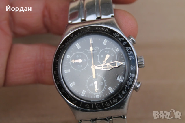 Мъжки часовник ''Swatch'' хронограф, снимка 13 - Мъжки - 54150015