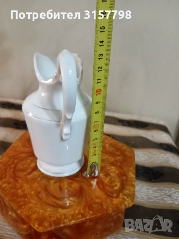 Стара порцеланова каничка, снимка 3 - Други ценни предмети - 51258503