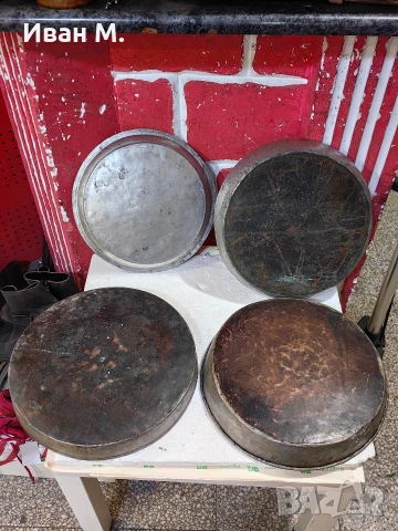 Медни тави цените са написани на всяка една , снимка 6 - Антикварни и старинни предмети - 53266971