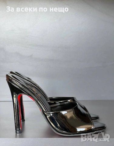 Christian Louboutin Дамски Чехли На Ток Кристиян Лоботин - Различни Цветове Код E1344, снимка 2 - Чехли - 53969857