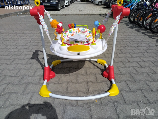 MONI Детско бънджи VISTA бял, снимка 5 - Проходилки - 53565132