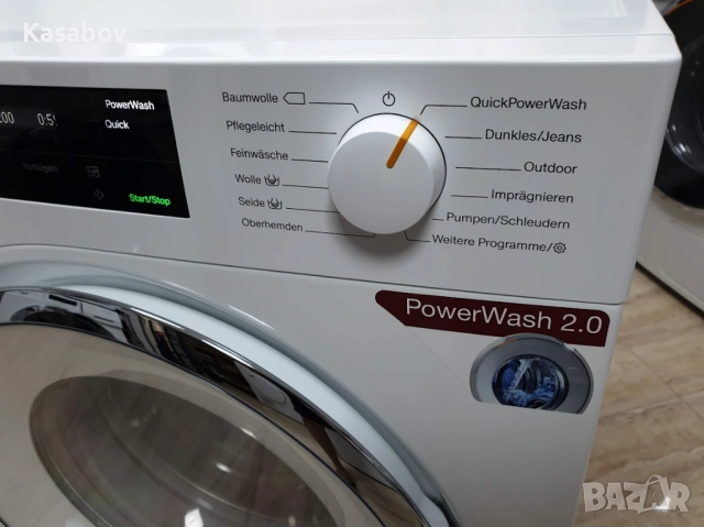 Miele W1 - PowerWash - Пералня Миеле 12м Гаранция, снимка 4 - Перални - 51991244