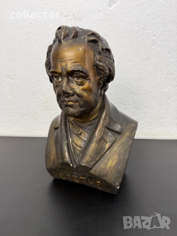 Тониран гипсов бюст на Йохан Волфганг. №8036