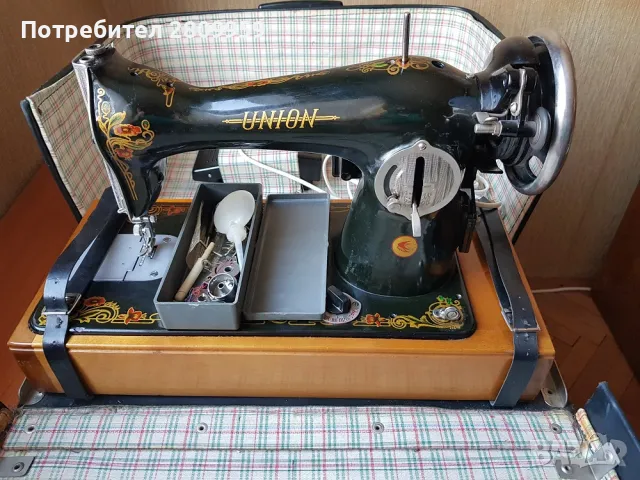 Електрическа шевна машина Union, снимка 3 - Шевни машини - 50314416