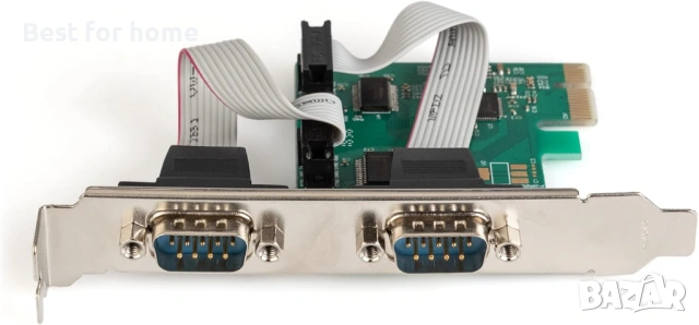 Digitus 2 x DB9 M интерфейсна карта/адаптер, снимка 3 - Друга електроника - 53451944
