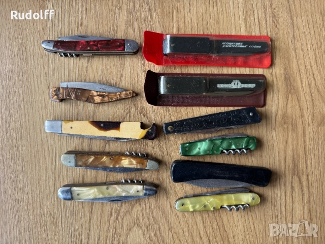 Лот български ножчета, снимка 2 - Антикварни и старинни предмети - 52997426