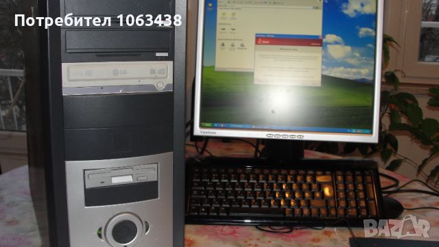 Mонитор WiewSonic 17” LCD display, с колонки „Speaker DC-889”, използвано и в момента