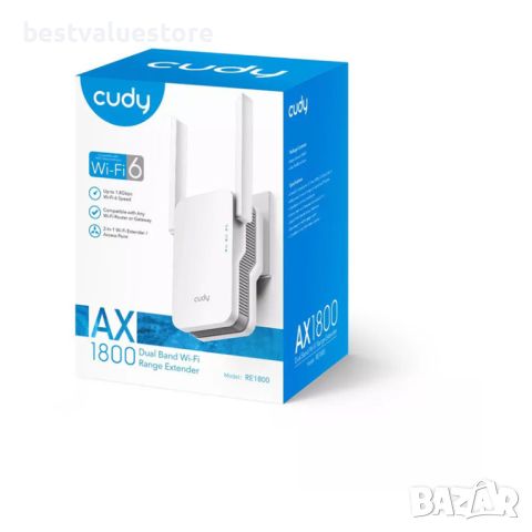 Усилвател За Wifi Cudy Re1800 / Ax1800, снимка 3 - Други - 45478701