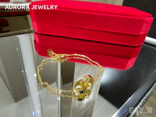 CARTIER Love Gold Chain Мъжка / Дамска Гривна, снимка 2 - Гривни - 52833327