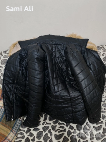 продавам дамски яки кожени зимни, снимка 4 - Якета - 52013068