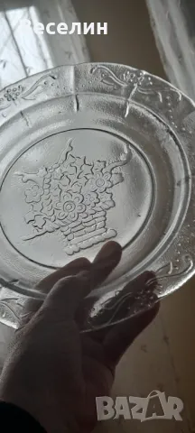 Ретро стъклена чиния Намаление , снимка 9 - Антикварни и старинни предмети - 50312494