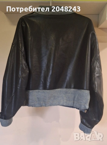 кожено яке, снимка 6 - Якета - 54088193