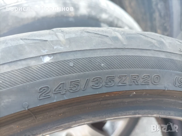 Продавам гуми BRIDGESTONE летни спорт пакет 275/30RZ20 и 245/35RZ20, снимка 6 - Гуми и джанти - 51331527