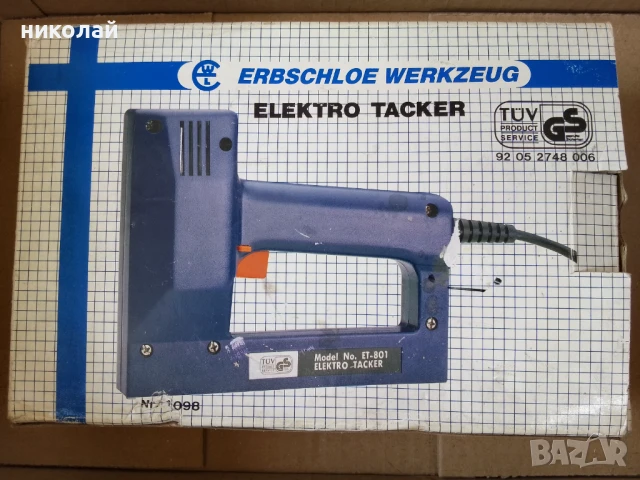 Електрически такер, снимка 2 - Други инструменти - 51001536