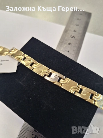 Златна гривна 9,48гр.14к, снимка 2 - Гривни - 53765635