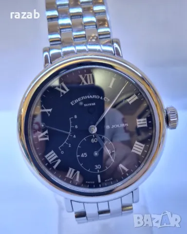 Eberhard & Co. 8 Jours, снимка 2 - Мъжки - 47810080