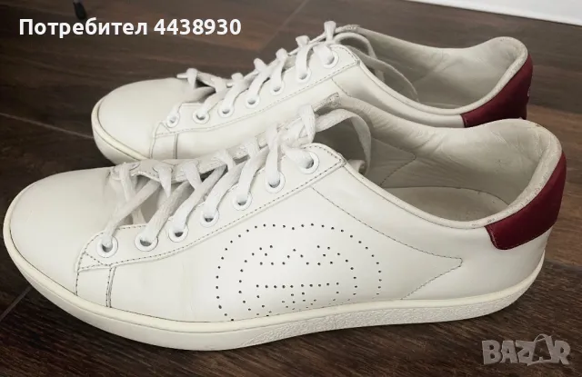Бели сникърси Gucci , снимка 1