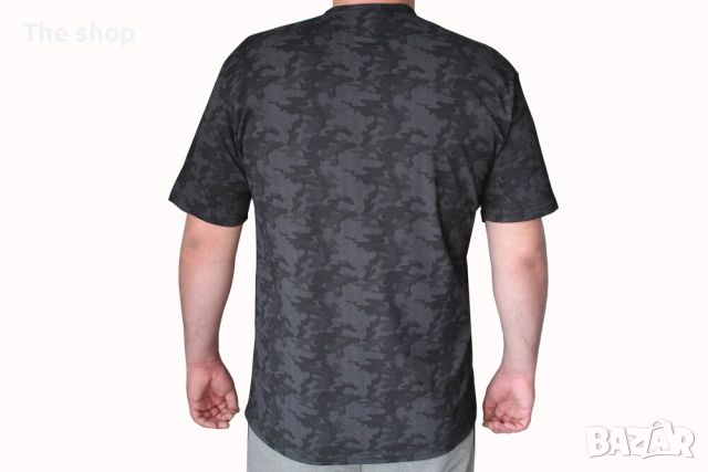 Памучна камуфлажна тениска (003) - 5XL, снимка 2 - Тениски - 45465399
