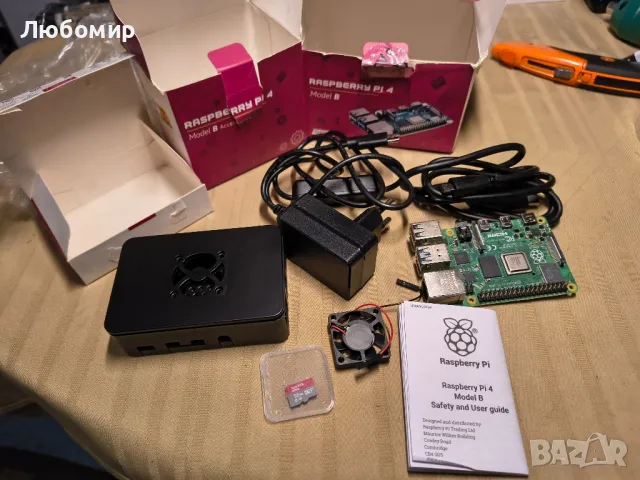 Комплект Дънна платка Raspberry Pi 4 Model B 8GB, снимка 2 - Работни компютри - 49581074