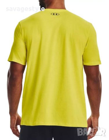 Мъжка тениска UNDER ARMOUR Team Issue Wordmark Tee Yellow, снимка 2 - Тениски - 45762561