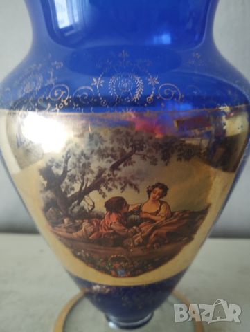 Стъклена ваза Бохемия, снимка 2 - Други ценни предмети - 45235365