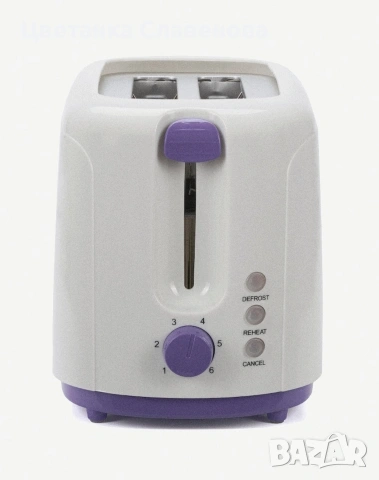Тостер за 2 филийки 750 W, снимка 3 - Тостери - 53292182