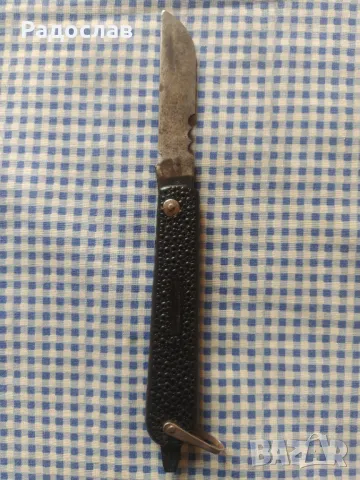 стар руски сгъваем нож с отвертка , снимка 4 - Ножове - 50057620