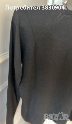 Блуза с дълъг ръкав, MaxMara, Италия, размер М, черна, снимка 18 - Блузи с дълъг ръкав и пуловери - 45360993