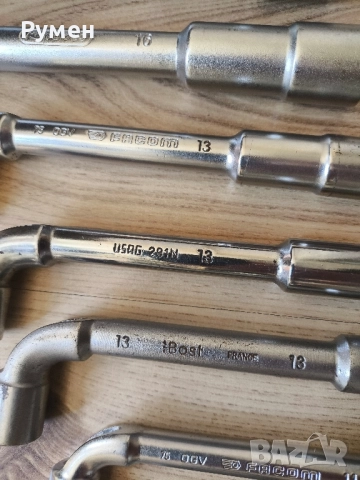 Г-образни ключове с проходен отвор за шпилка, снимка 3 - Други инструменти - 51463207