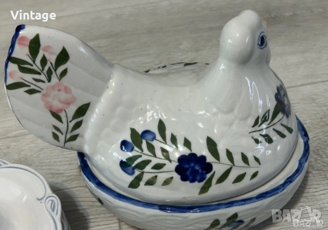 Старинен порцеланов комплект за празнични яйца , снимка 9 - Прибори за хранене, готвене и сервиране - 53981671