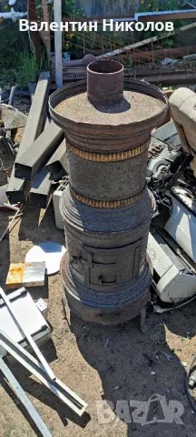 Печка на дърва за декорация и кафе на пясък