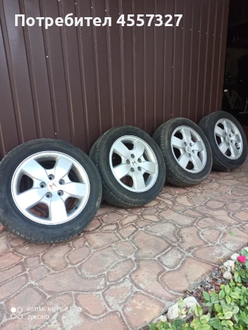 Джанти с летни гуми., снимка 1